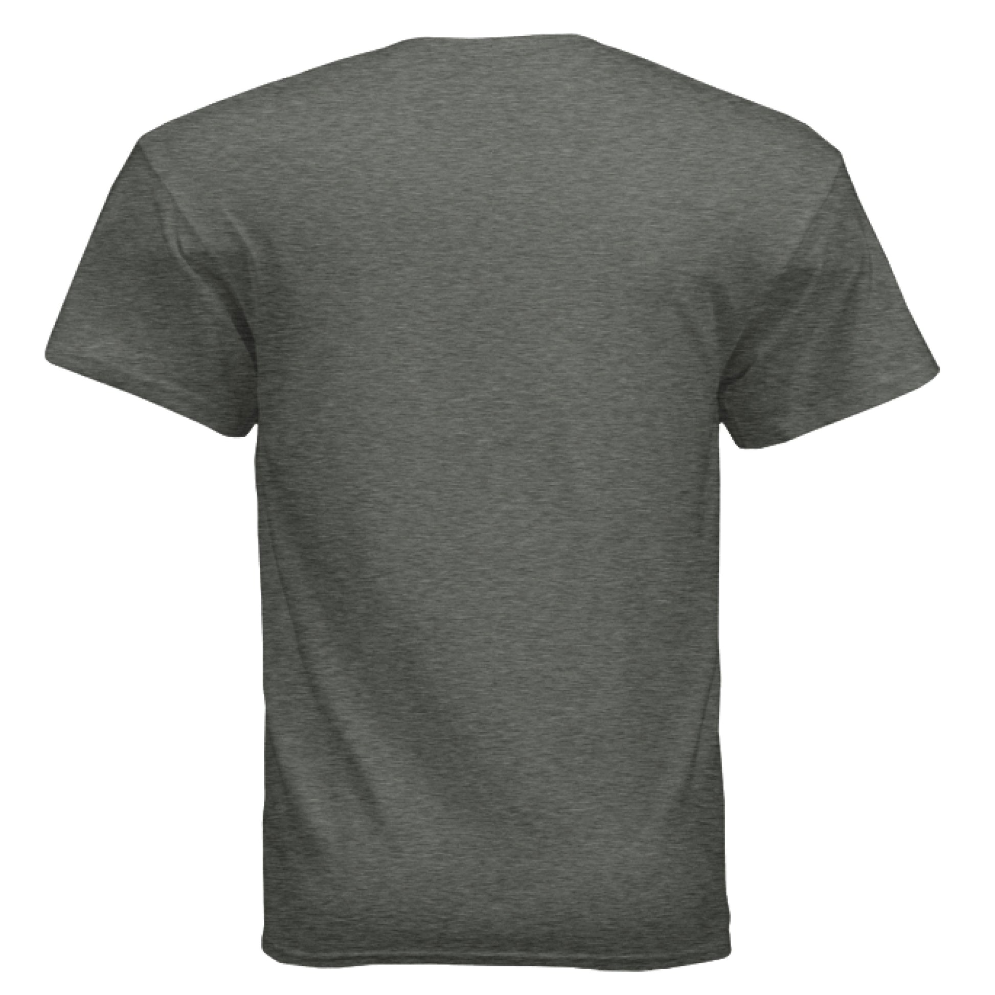 Gray t-shirt on a white background